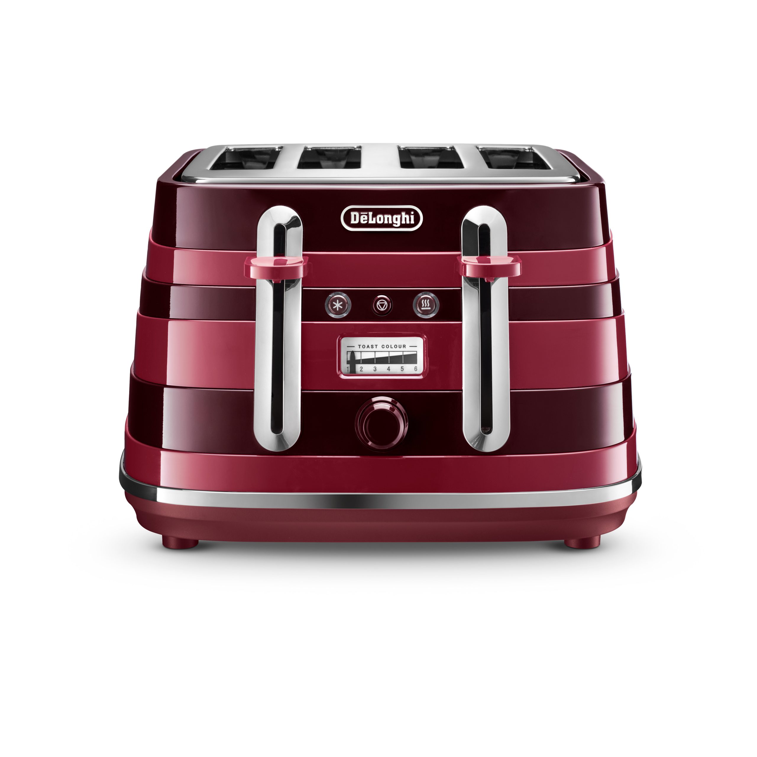 Delonghi 4 shop slice toaster red